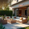 Mpc Malaga 2000w Riscaldatore Elettrico Infrarossi Da 2000w Regolabile Grigio Riscaldante Da Interno a Onda Corta a Ira e Telecomando Design Elegante Griglia a Protezione e Display a Led - immagine 5