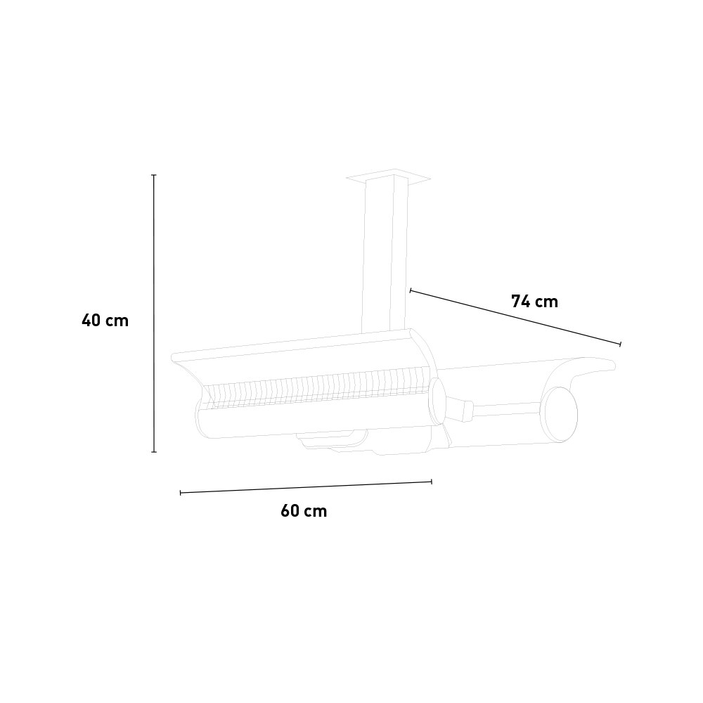 STUFA-INFRAROSSI-SOFFITTO-4000-4 - Riscaldatori per Esterno ad Infrarossi